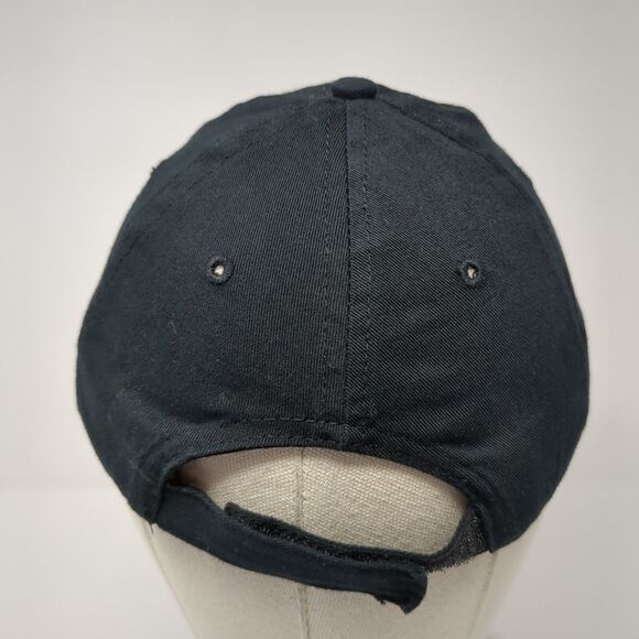 Hawaii Sea Turtle Strapback Hat Black One Size Adjustable Embroidered - Picture 5 of 8